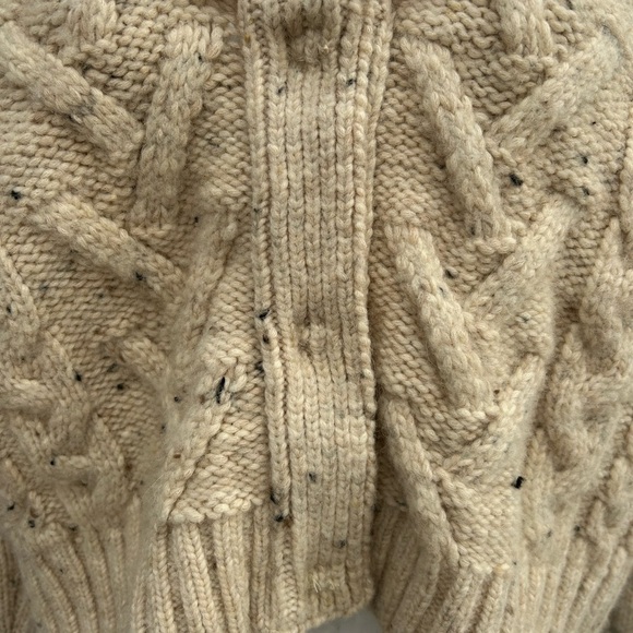 Ganni Wool Alpaca Blend Poplin Collar Sweater, size XS - Picture 8 of 15